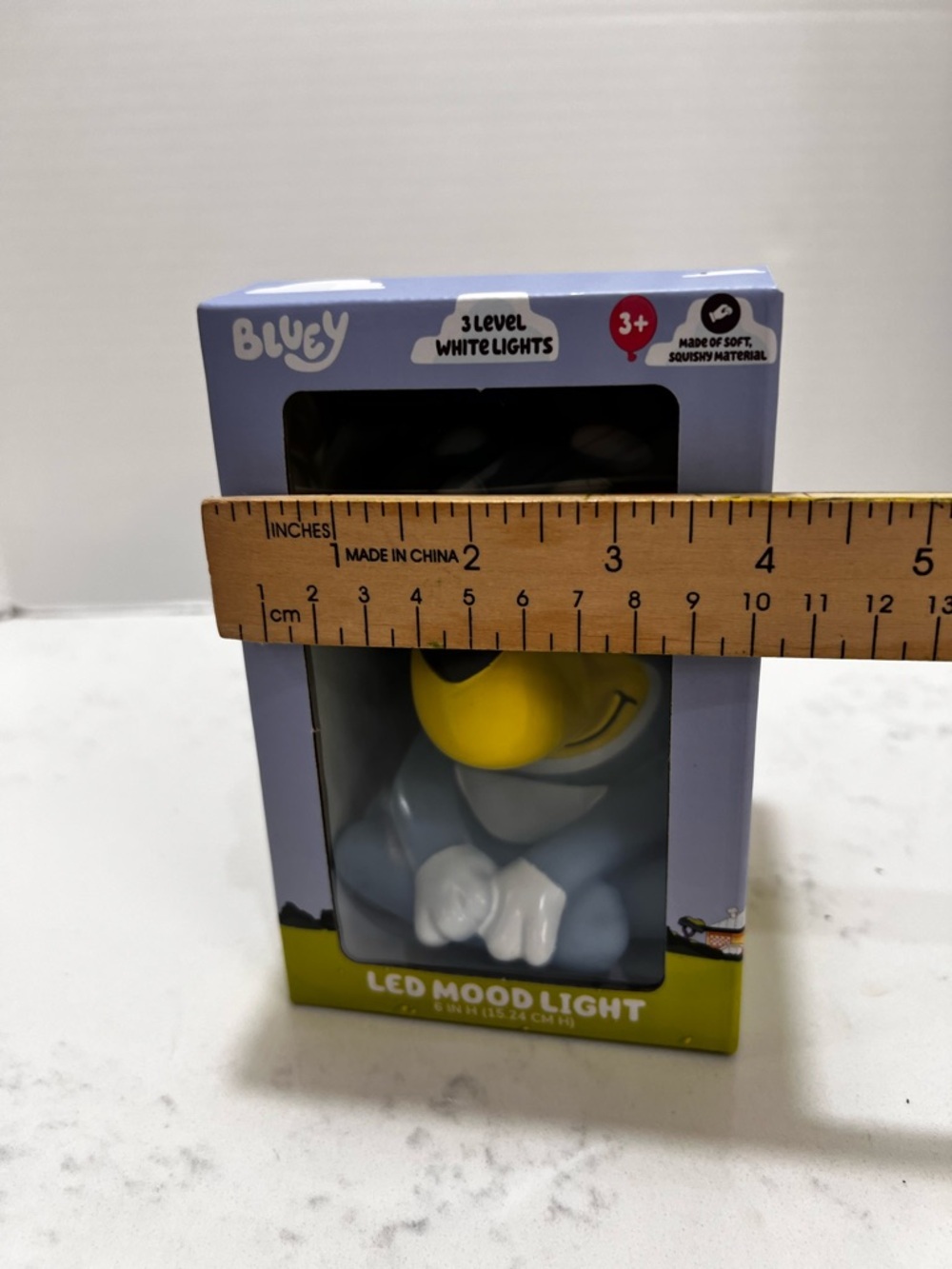 Bluey LED Battery-Operated Night Light - Lavender and Green - Picture 10 of 10